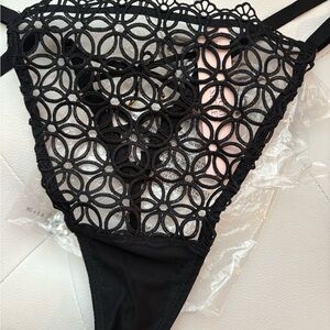 Victoria's Secret Black Lace Panties